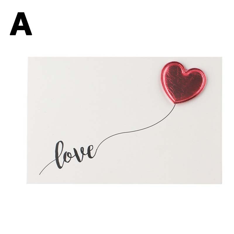 Miłość pocztówka zaproszenie na ślub pozdrowienia kartki z kopertą walentynki strona dekoracji słodkie opakowanie na prezent dostaw: 1