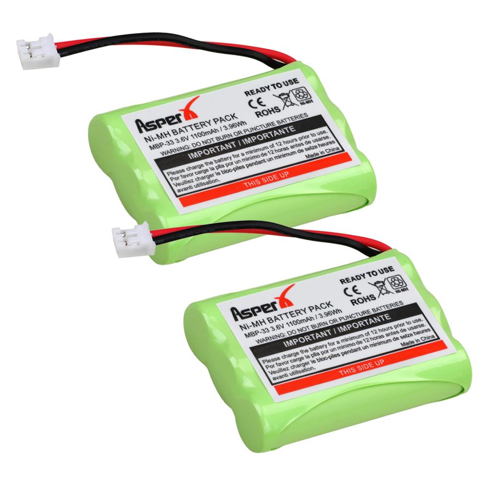 AsperX MBP-33 Batterie 3,6 V 1100mAh Batterie für Motorola MBP33 MBP33S MBP36 MBP36S MBP36PU MBP43
