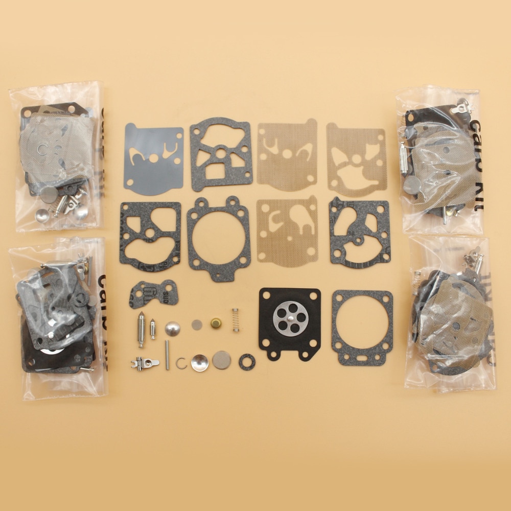 Kit de diafragma de carburador, compatible con Husqvarna 36, 39, 40, 55, 244R, 245R, 132 Homelite, motosierra Walbro, K20WAT, K20WT, k20, k20y, H20WT, lote de 5 unidades