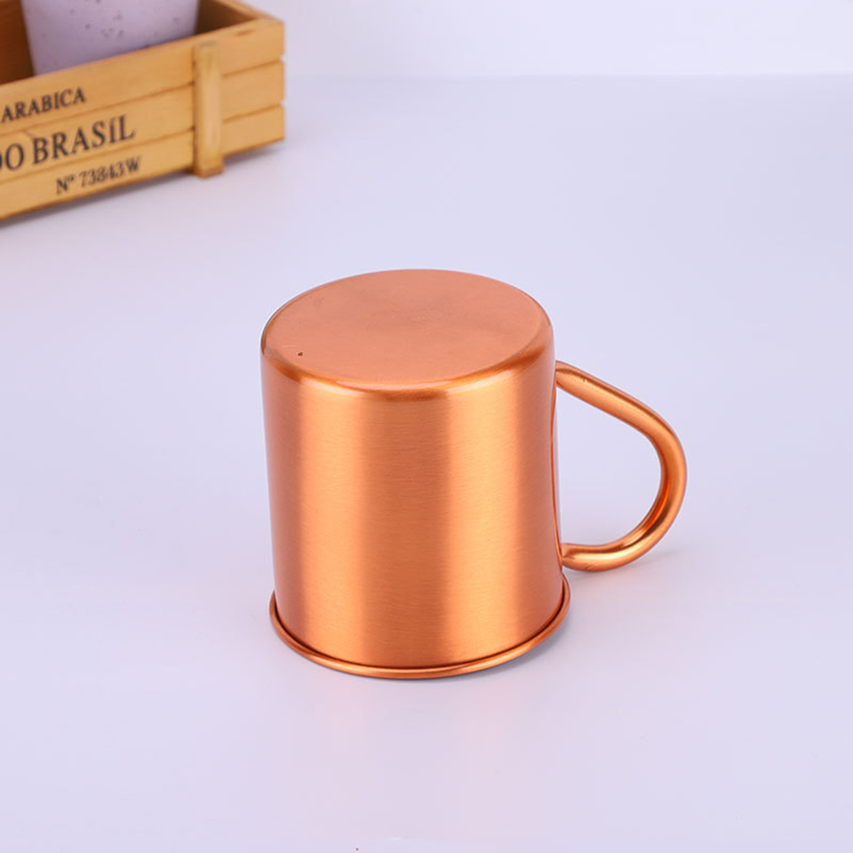 Copper Mug Cup Durable Copper Beer Mugs Coffee Mug Milk Cup For Bar Drinkwares Kitchen Cocktail Whiskey Glass Drinkware