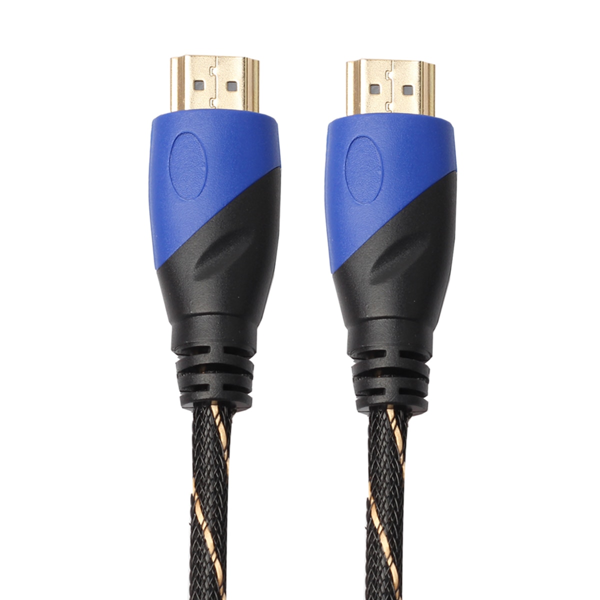 SOONHUA 0.5/1/1.8/3/5 Meters Braided HDMI 1.4 Cable Gold Plated Connection 1080P HD AV Cable