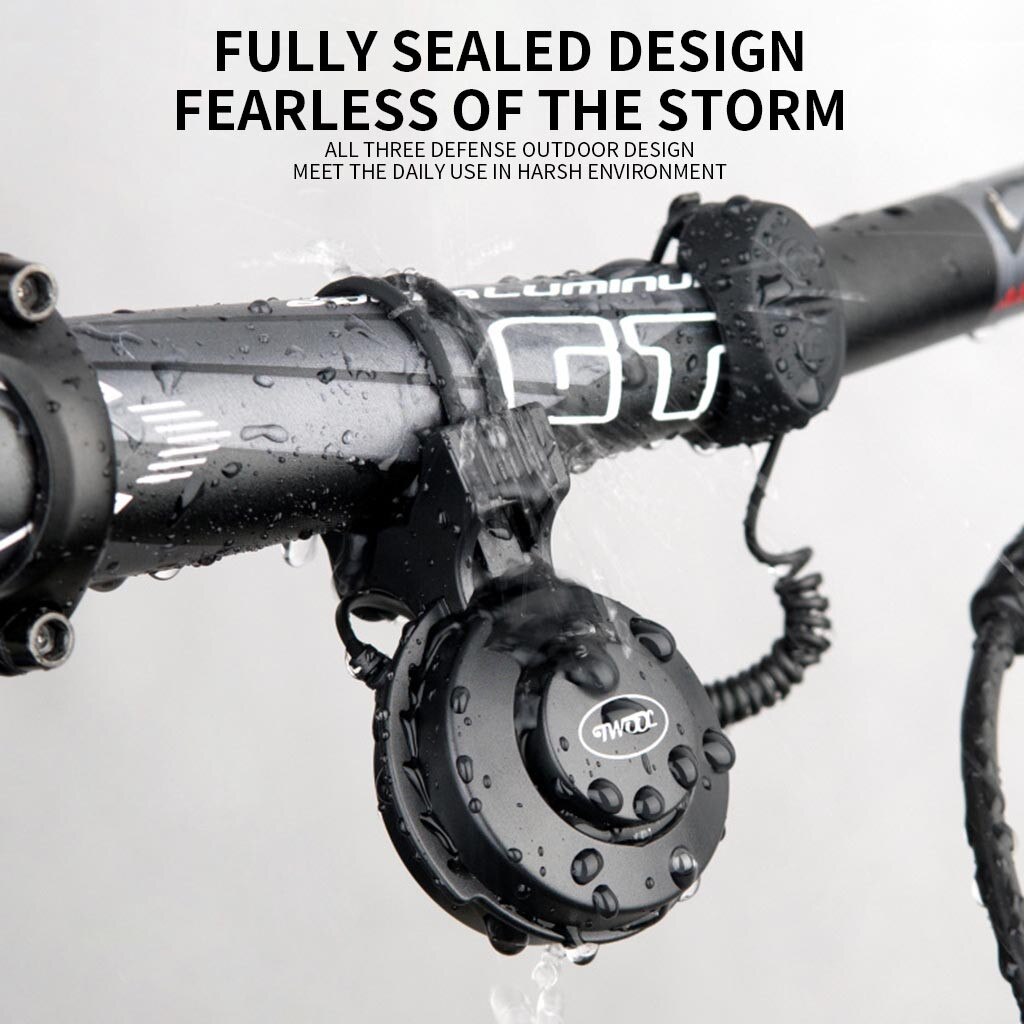 Mtb Fiets Elektrische Bell Usb Opladen Fiets Elektronische Hoorn Waterdichte Outdoor Fietsen Accessoires Fietsbel Rijden Apparatuur