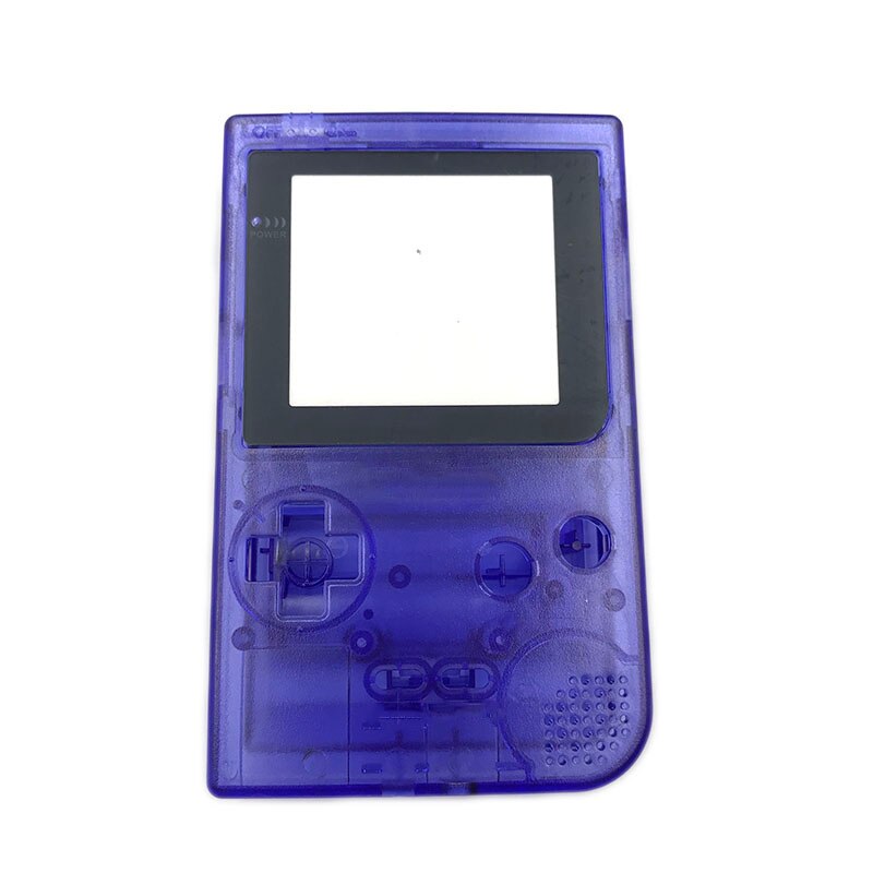 Wymiana naprawa pełna powłoka obudowa opakowanie skrzynki pokrywa dla Game Boy Pocket GBP: clear dark blue