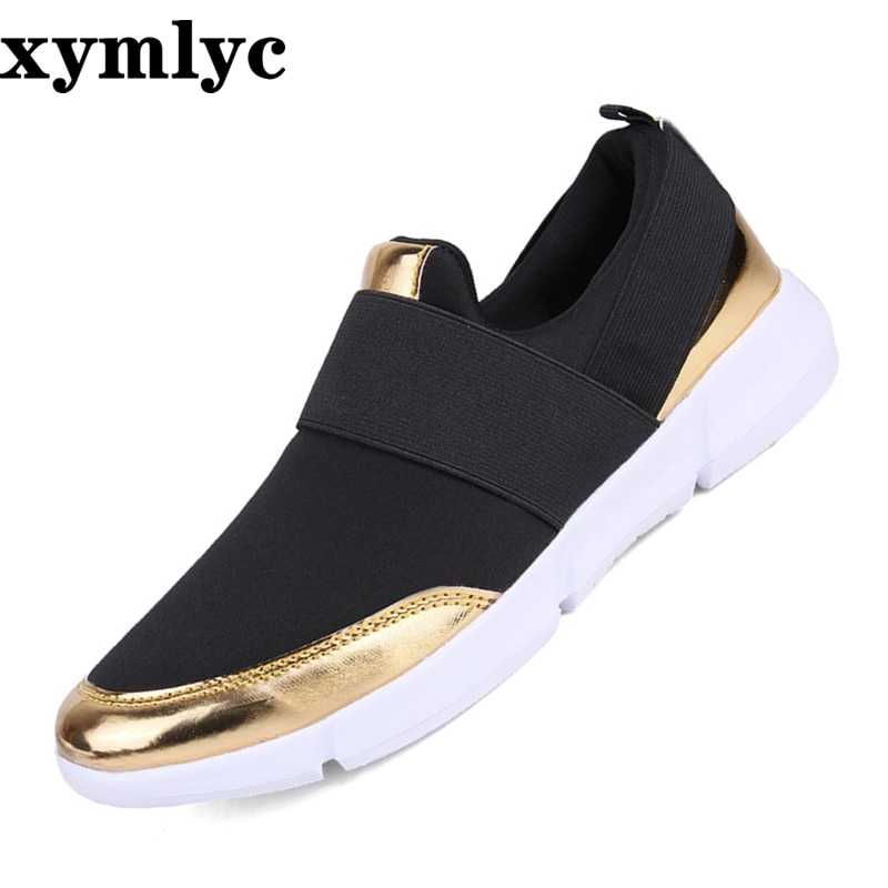 Breathable Women Summer Shoes Slip On Lady Casual Sneakers Ultralight Flats Loafers Shoes Zapatos Mujer Plus Size 35-42