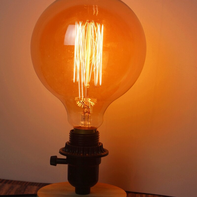 8 Uds lámparas Retro de tungsteno E27 Base 40W blanco cálido 220V bombillas tradicionales