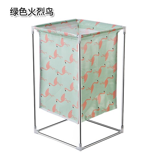 Cesta de lavandería grande para el hogar, caja de almacenamiento de ropa, canasta de almacenamiento de juguetes de dibujos animados, barril de ropa sucia: bird