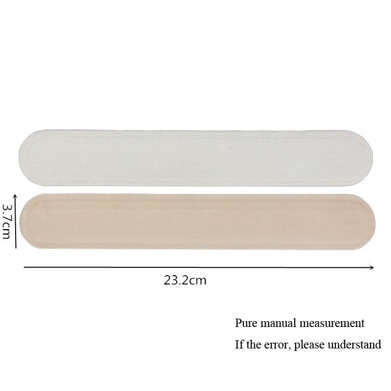 100 stk hvide sweat cap puder anti-sved engangs deodoranter klistermærker hals liner puder makeup værktøj til unisex