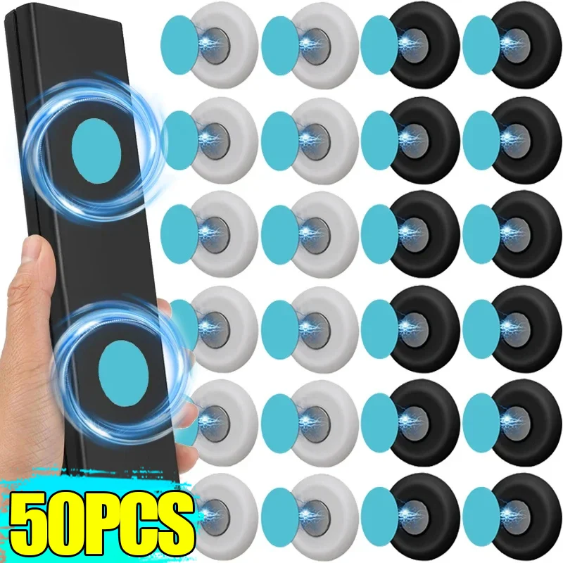 50/2 pièces crochets magnétiques solides tenture murale Anti-perte aimant télécommande maison réfrigérateur aimant support de rangement crochets