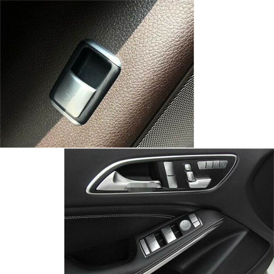 14PCS Door Armrest Window Switch Button Trim For Tesla Model X / S 12-20