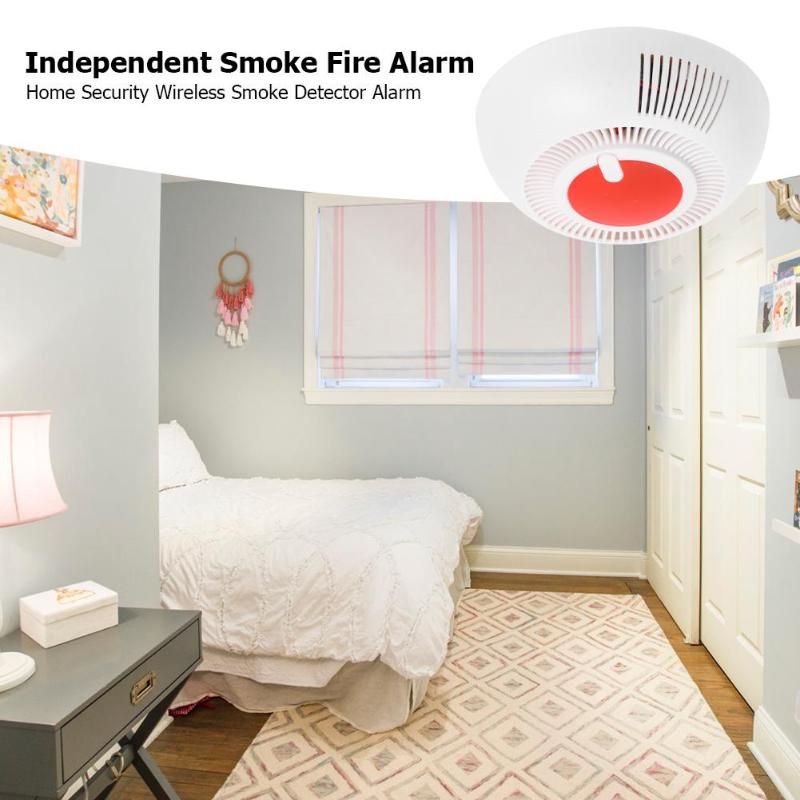 Uafhængig røgbrandalarm hjem sikkerhed trådløs brandsensor røgdetektor led indikator alarm smt fremstilling