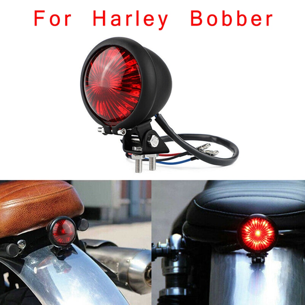Motorfiets Led Achterlicht Brake Stop Lamp Voor Harley Bobber Chopper Cafe