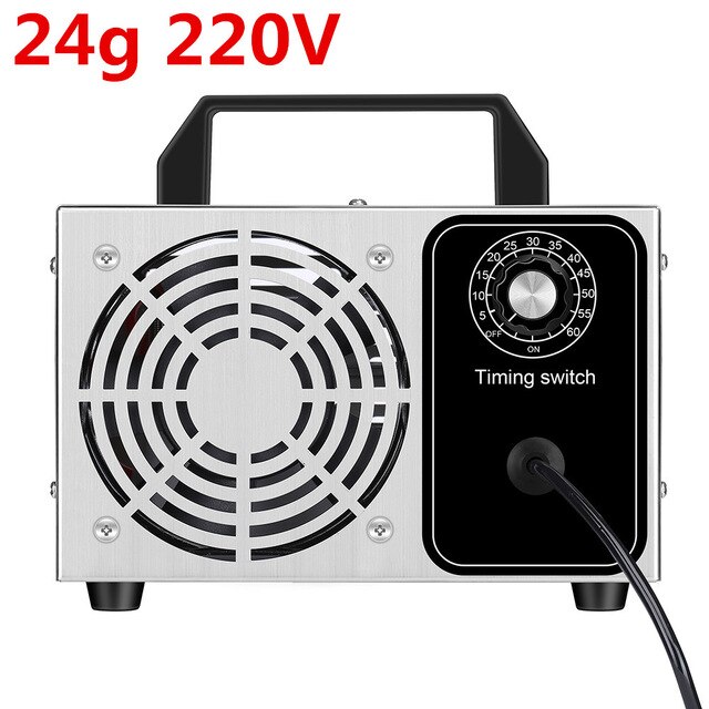 Générateur d'ozone Portable, purificateur d'eau d'air, stérilisateur, ozoniseur, 32 g/h, 28 g/h, 24 g/h, 48 g/h, formaldéhyde: 24g 220v