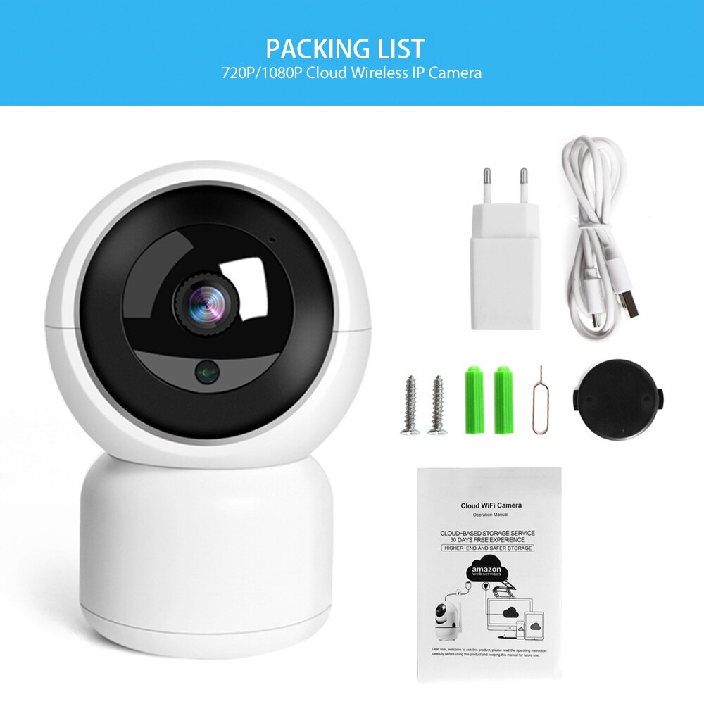 Billig tuya wifi kun hjemmealarm sikkerhed smart system med lys og anti-sabotage funktion: 1080p tuya kamera / Os stik