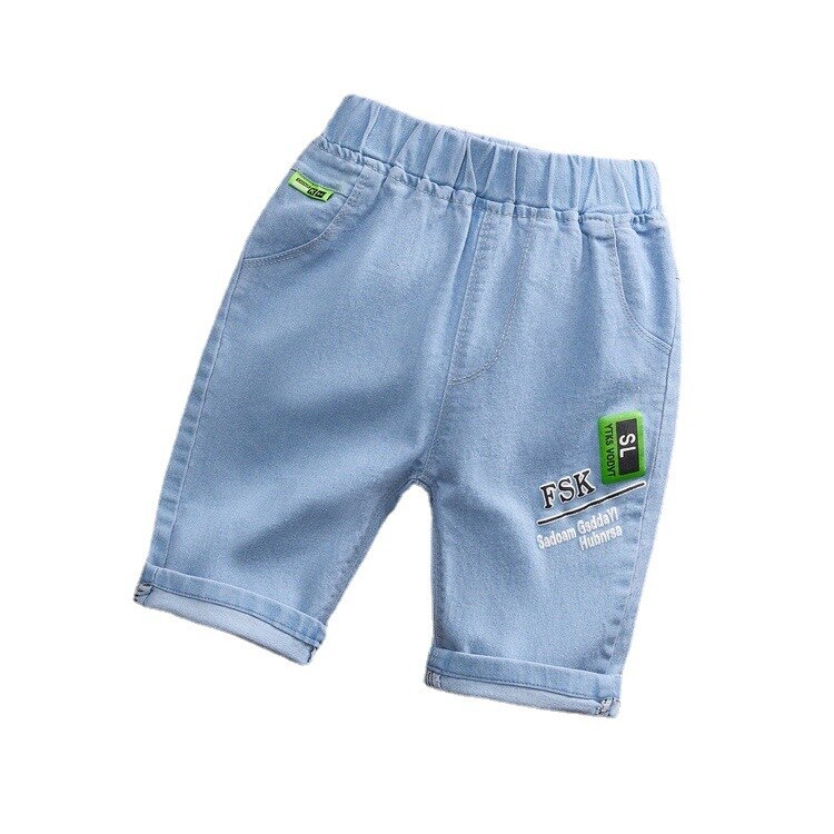 Adorable Baby Boys Shorts Summer Casual Denim Short Pants for Toddler Girls Pockets Design Clothing Children Jeans Pants