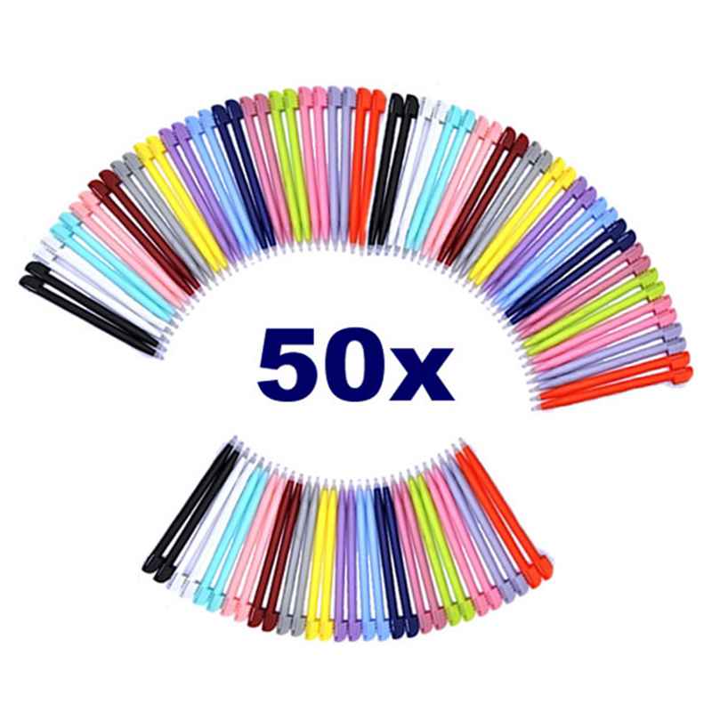 Top Verkoop 50 Stks/pak 8.5Cm Muti-Color Touch Stylus Pen Voor Nintendo Ds Lite L3EF Met (Willekeurige)