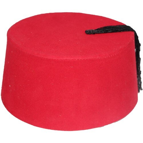 Henna wedding Material Fes Male Red Authentic Folkloric English Fes Fez Oriental Tarboosh Exotic Ottoman Hat Traditional