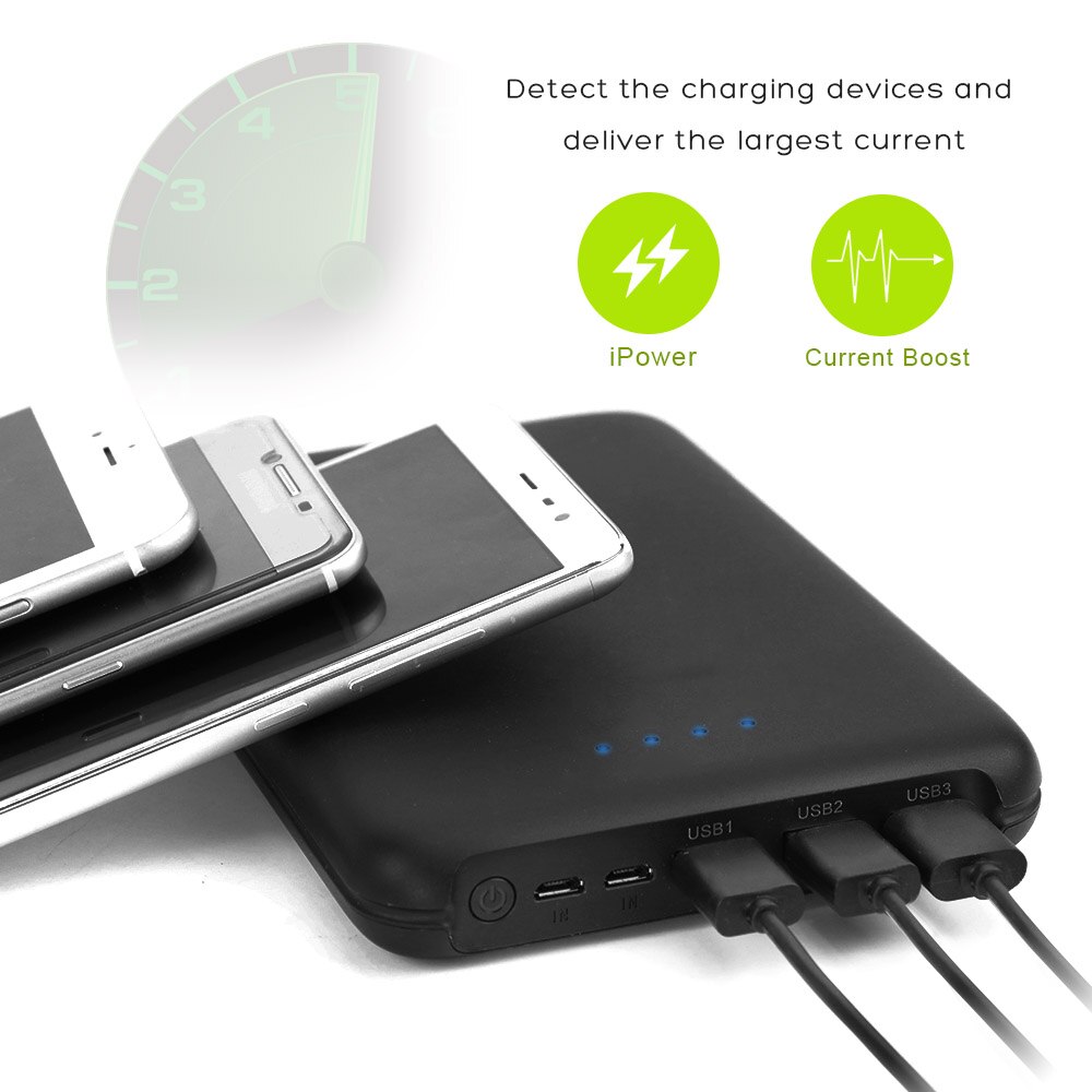 Allpowers Power Bank 30000 Mah Draagbare Telefoon Externe Batterij Pack Met 3 Output 2 Input Quick Opladen Voor Mobiele Telefoon iphone