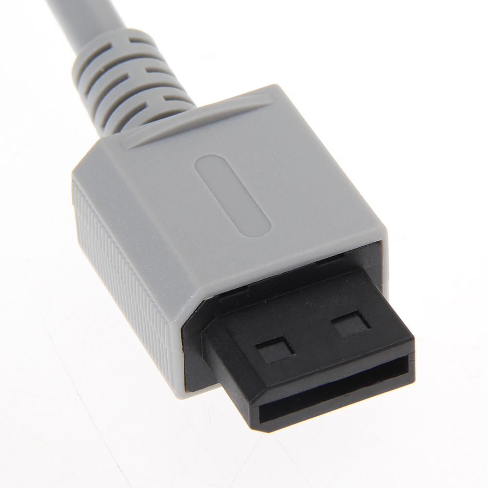 Cable Original de 1080P para videoconsola Nintendo Wii, Cable AV 5RCA compatible con sistema HDTV 1080i/720p, color gris