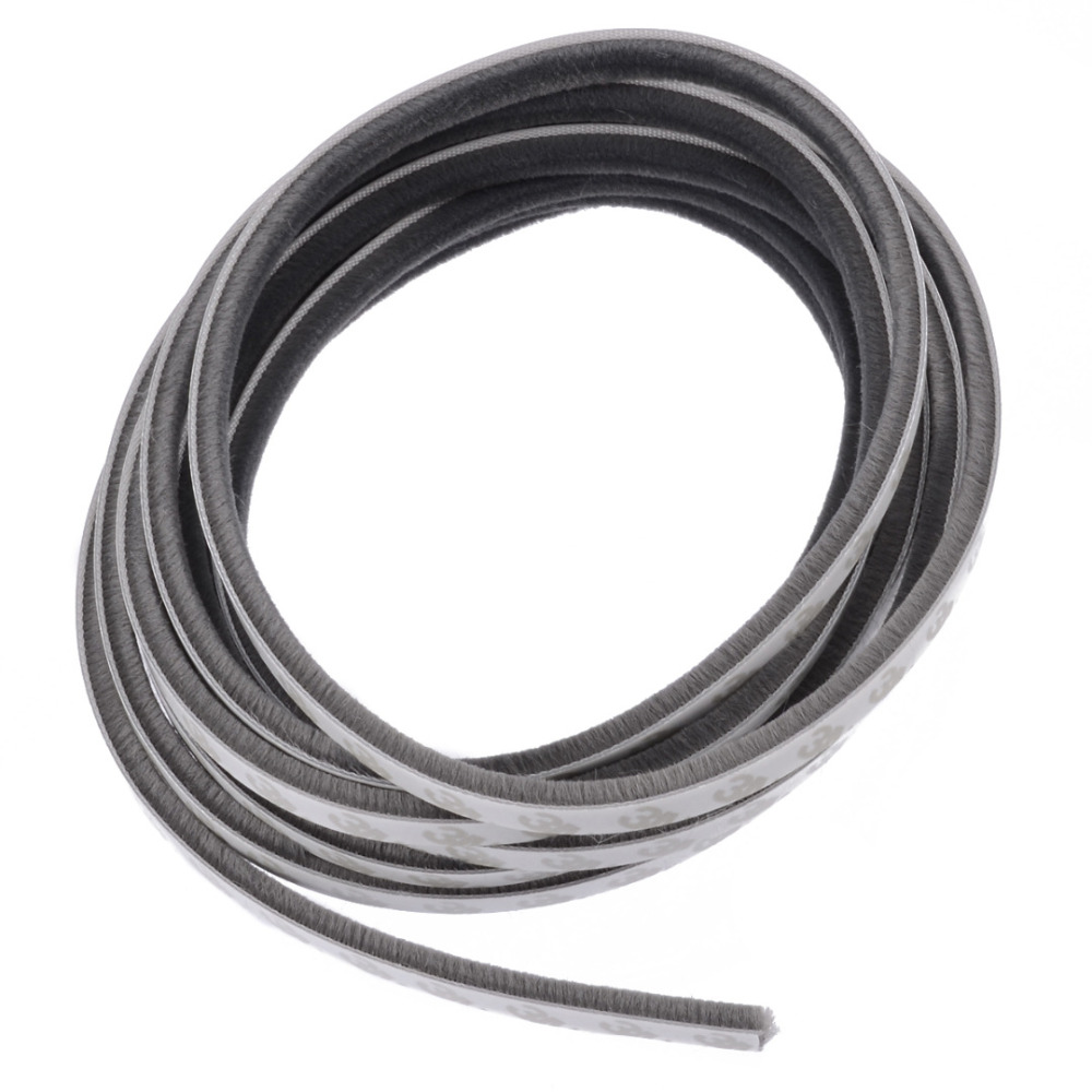 5m zelfklevende afdichtstrips voor deuren, tochtstrips voor ramen, afdichtfolie voor deuren, borstelstrips voor deuren, tochtstrips voor deuren