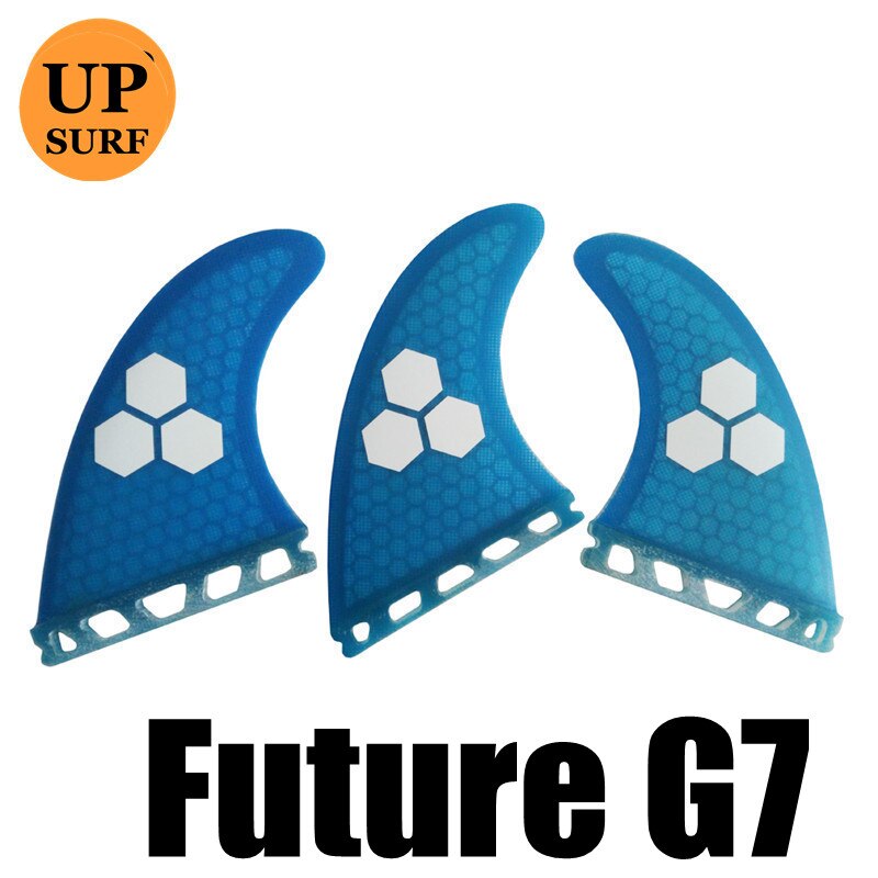 Future Fins-aletas para tabla de surf Future G3/G5/G7, 3 piezas por set: Blue G7