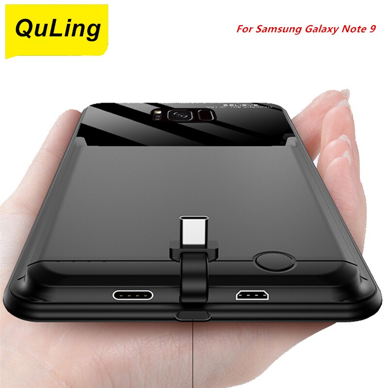 Quling 10000 Mah Voor Samsung Galaxy Note 9 Batterij Case Note9 Oplader Bank Power Case Voor Samsung Galaxy Note 9 batterij Case