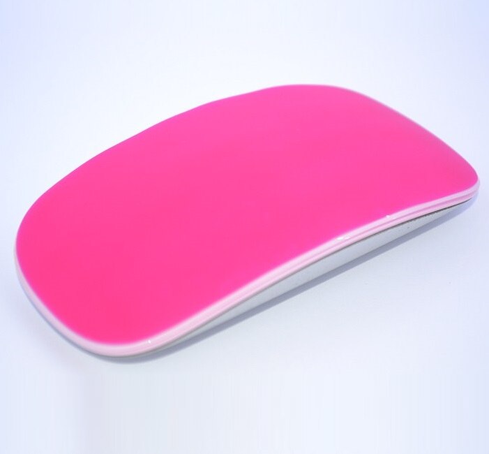 Notbook Mäbenutzen Haut Schutz Für iMac Magie Farbe Oval Weiche Maus Aufkleber Abdeckung Für Macbook Luft Profi Retina 11 13 15 silikon: Rose