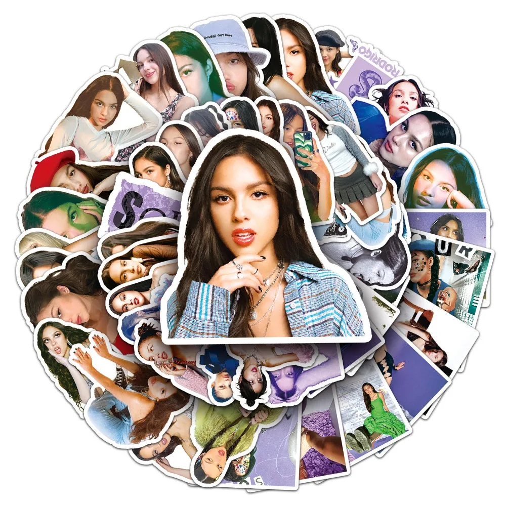 10/50pcs Singer Olivias Stickers For Car Laptop Phone Stationery Decal Waterproof Graffiti Sticker Fans Toys