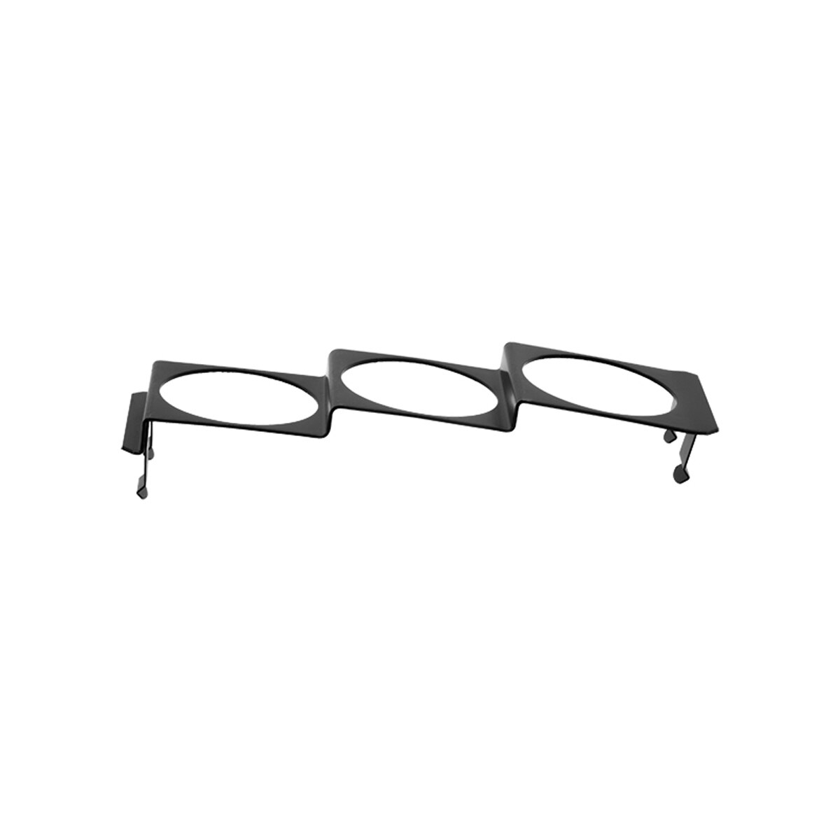 52mm 2 "trippelhåls mätarhållare pod / panel stereo radio tre mätare i instrumentbräda enkel din gauge trim för 12v bilar