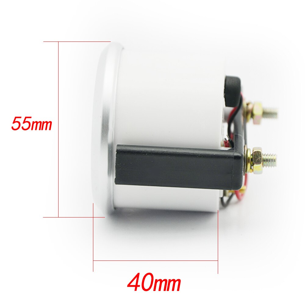 Depåtuning 2 &quot; 52mm led bilboost/vattentemp/oljetemp/oljetryck/varvräknare/volt/vakuummätare+mätare