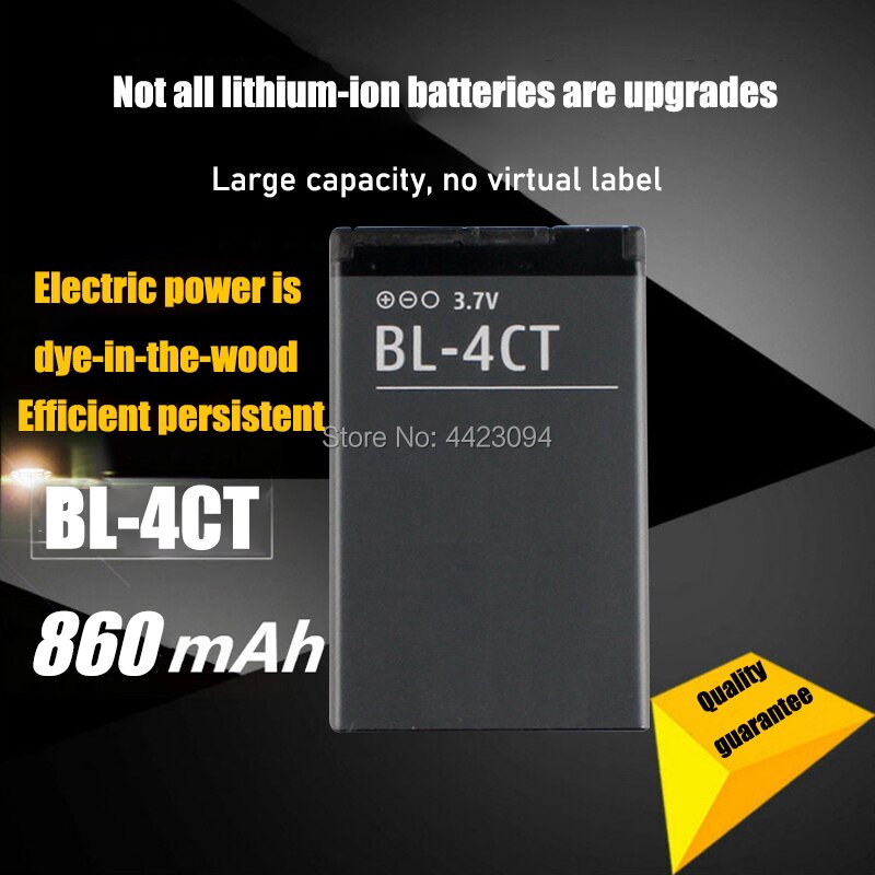 1pc 2022 Substituição BL4CT BL-4CT BL Bateria Recarregável de Telefone Para Nokia 5630 7212C 7210C 4CT 7310C 7230 X3-00 2720F 6702S