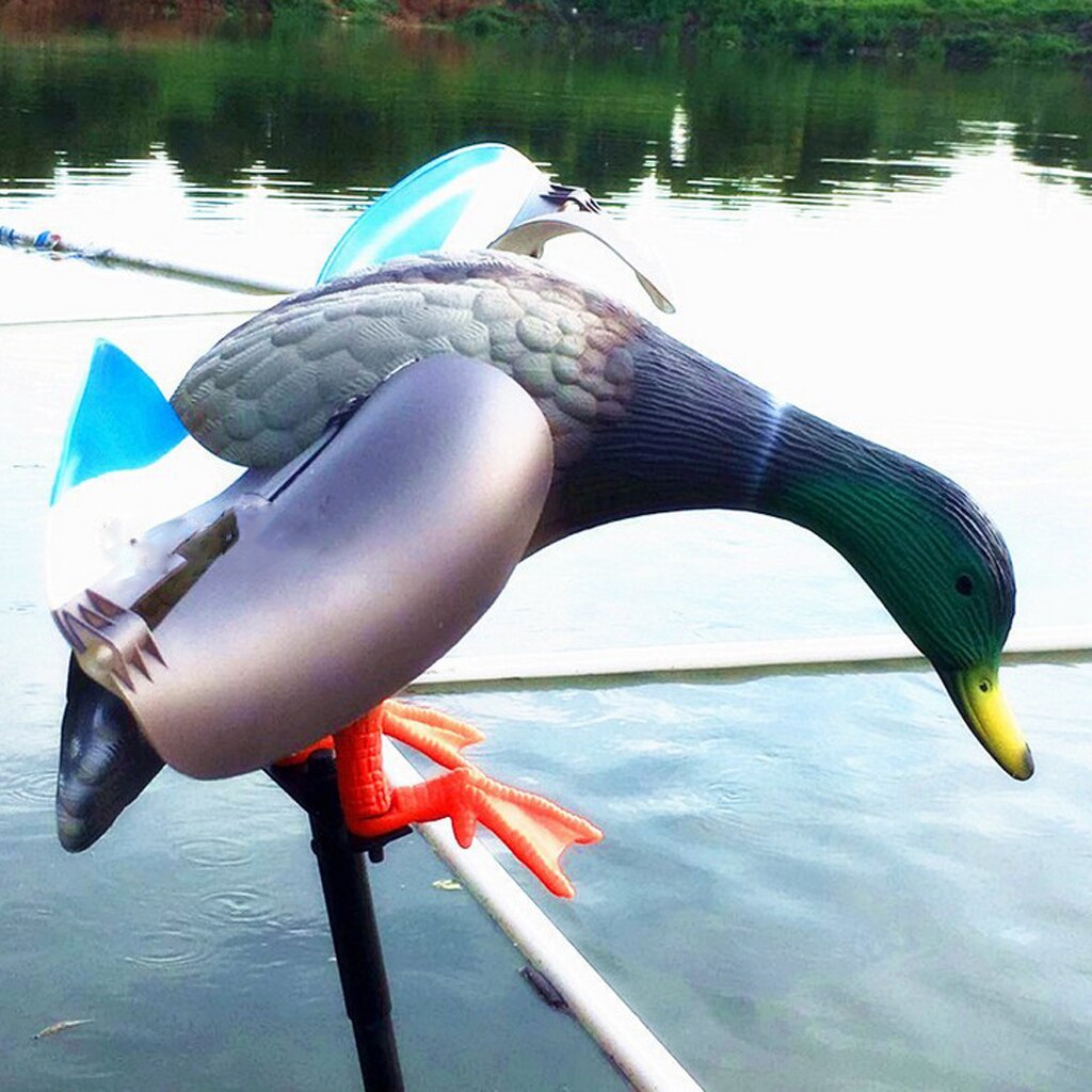 Wind-driven Wing Duck Decoy, Duck Motion Decoy, Simulation Mallard
