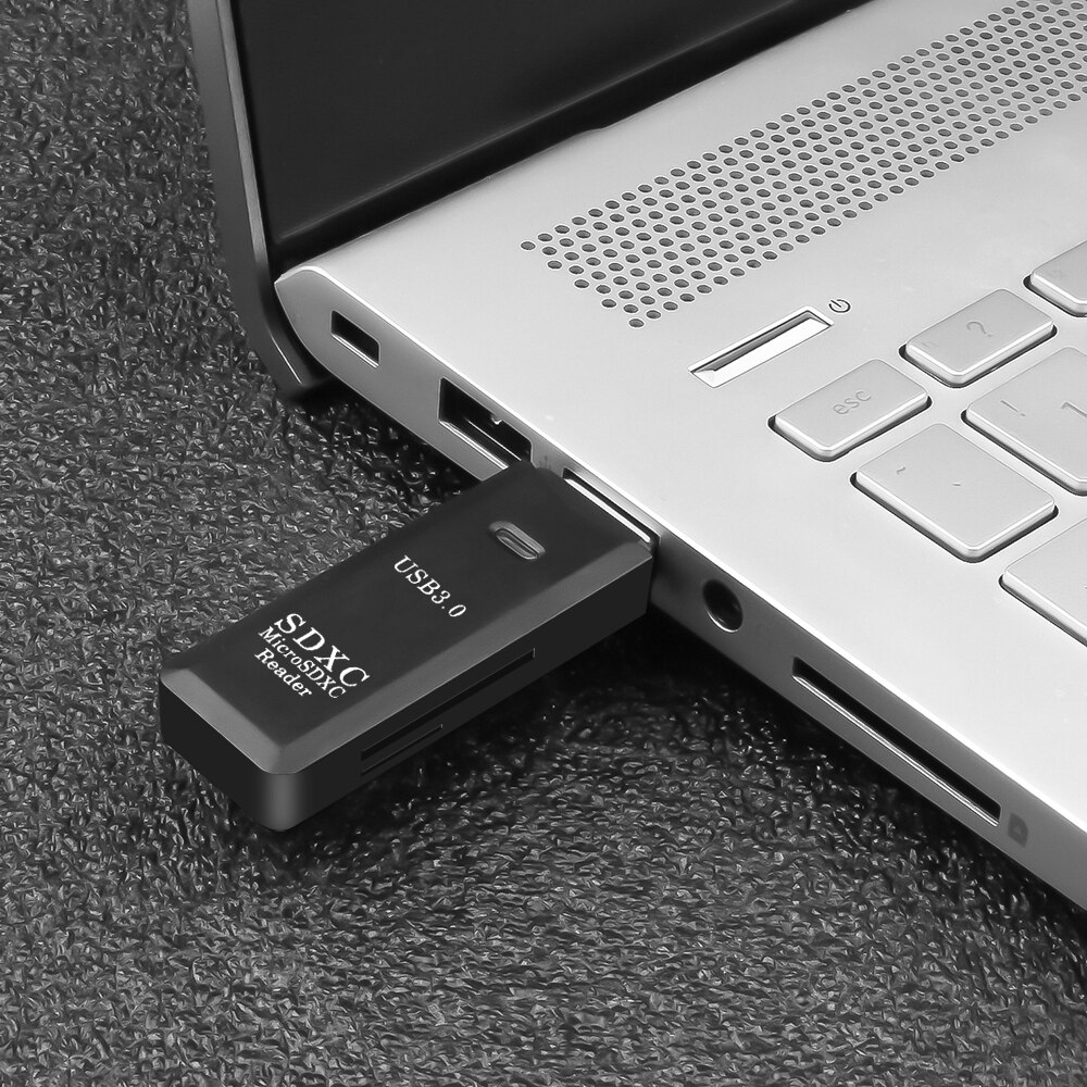 Kebidu nyeste 2 in 1 usb 3.0 til sdhc sdxc micro sd-kortlæser sd/microsd/tf trans-flash-kort usb 3.0 adapter konverterværktøj