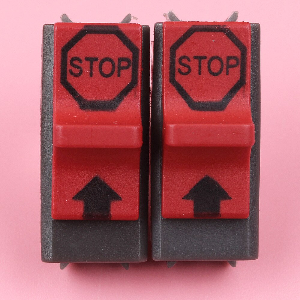 2 stk/parti on off stop kontakt til husqvarna 365 371 372 336 385 390 motorsav reservedel 503 71 82 01, 503718201