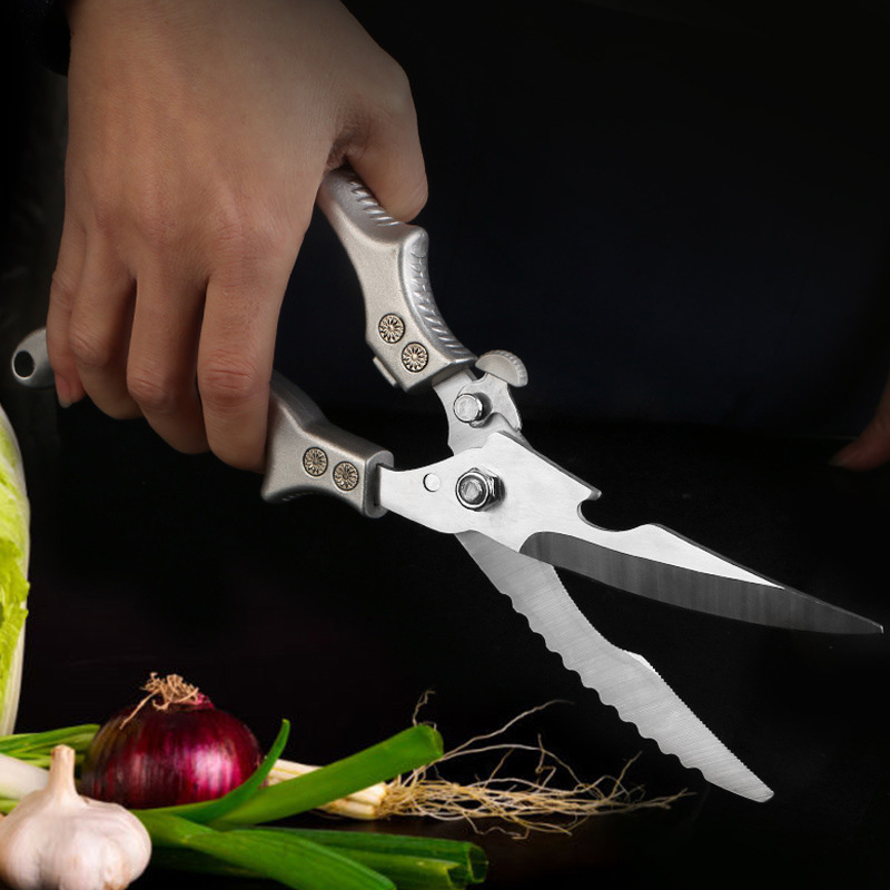 Edelstahl Huhn Knochen Schere Küche Schere Haushalt Lebensmittel Schere Fisch Huhn Ente Cutter Schere Messer