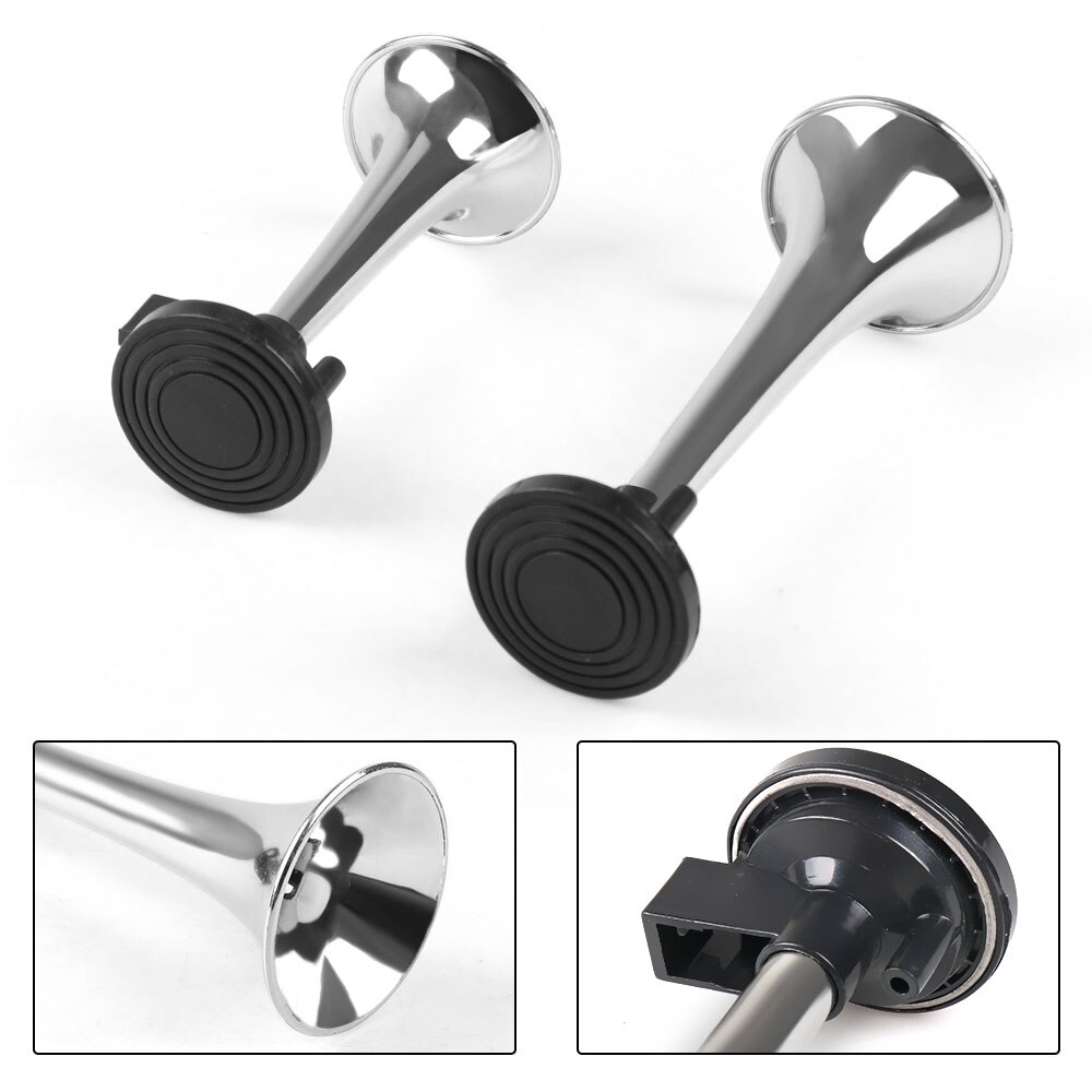 Uniwersalny 115dB głośny samochód trąbka pneumatyczna 12V 450 herc podwójna trąbka sprężarka Bocina dla ciężarówek samochody samochody ultra głośnie