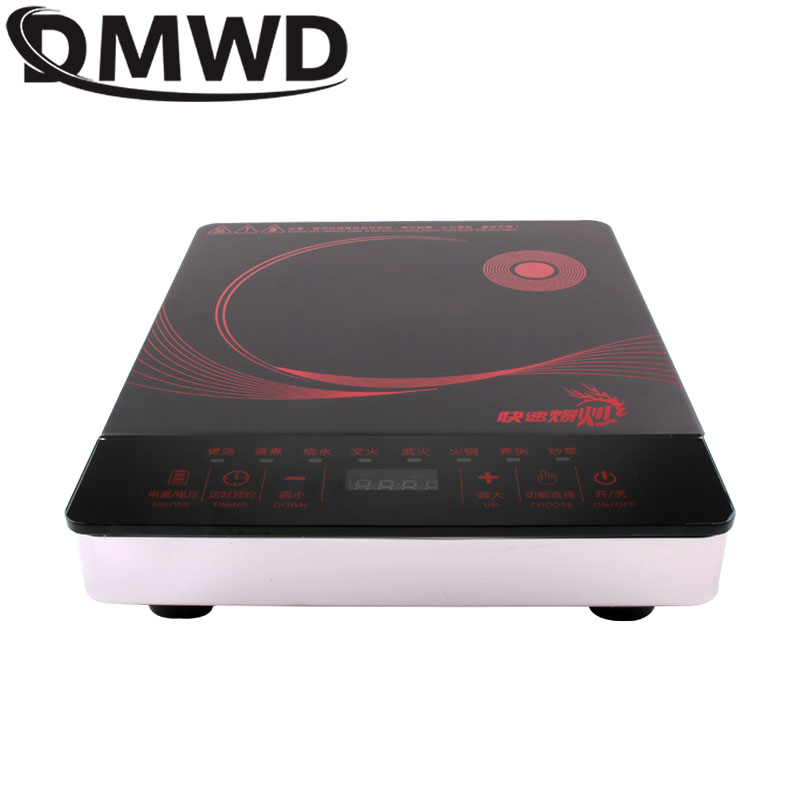 3500W High Power Electric Magnetic Induction Cooker Waterproof Pot Oven Furnace Cooking Stove Kitchen Heater Cooktop