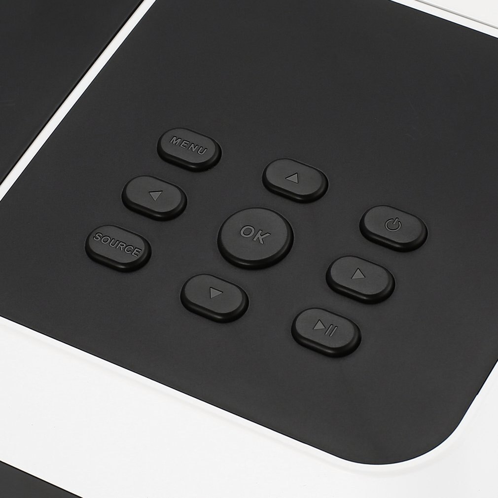 H2 Portable LED Projector 58W LCD Digital AV HD 1080P Projector Multimedia Home Theater Cinema TV Laptops Video Projector