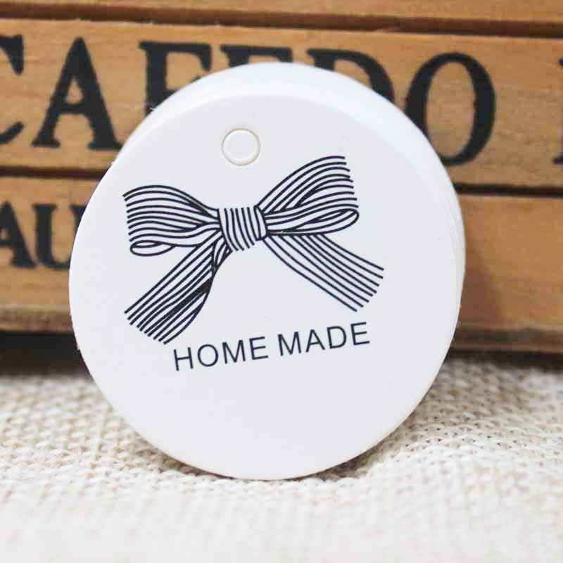1.18 cala biały/papier do druku kraft tagi zdjęcie 100 sztuk hand made tag z papier przepełniony miłością Tag dla DIY pudełko handmade dobrodziejstw: white3homemade