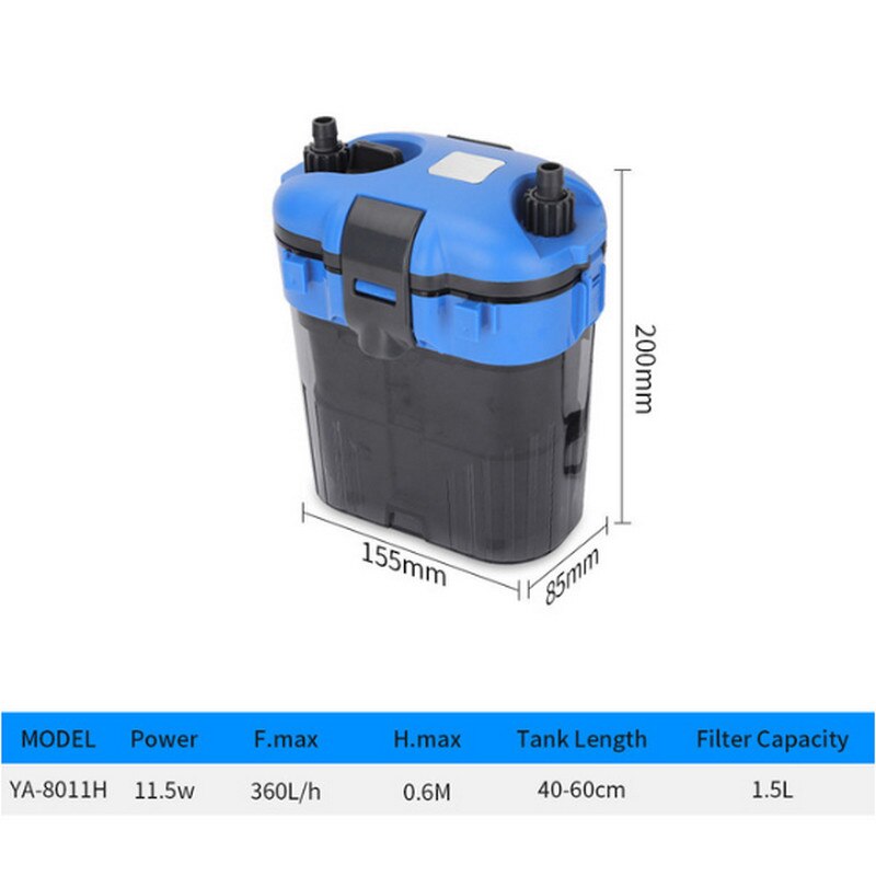 11.5/13W Aquarium Filter Canister Filter Super Qui... – Vicedeal