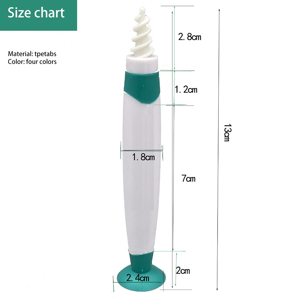 Ear Wax Remover Q Grip Ear Cleaning Tool Kit With Suction Cup Bottom Ear Wax Cleaner 16pcs Replacement Heads Cleaning Brush