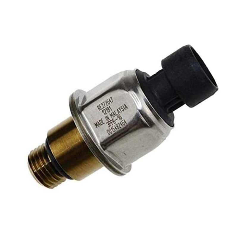 Oil Pressure Sensor High Pressure Common Rail Pressure Sensor for John Deere Trans RE272647 3PP6-16