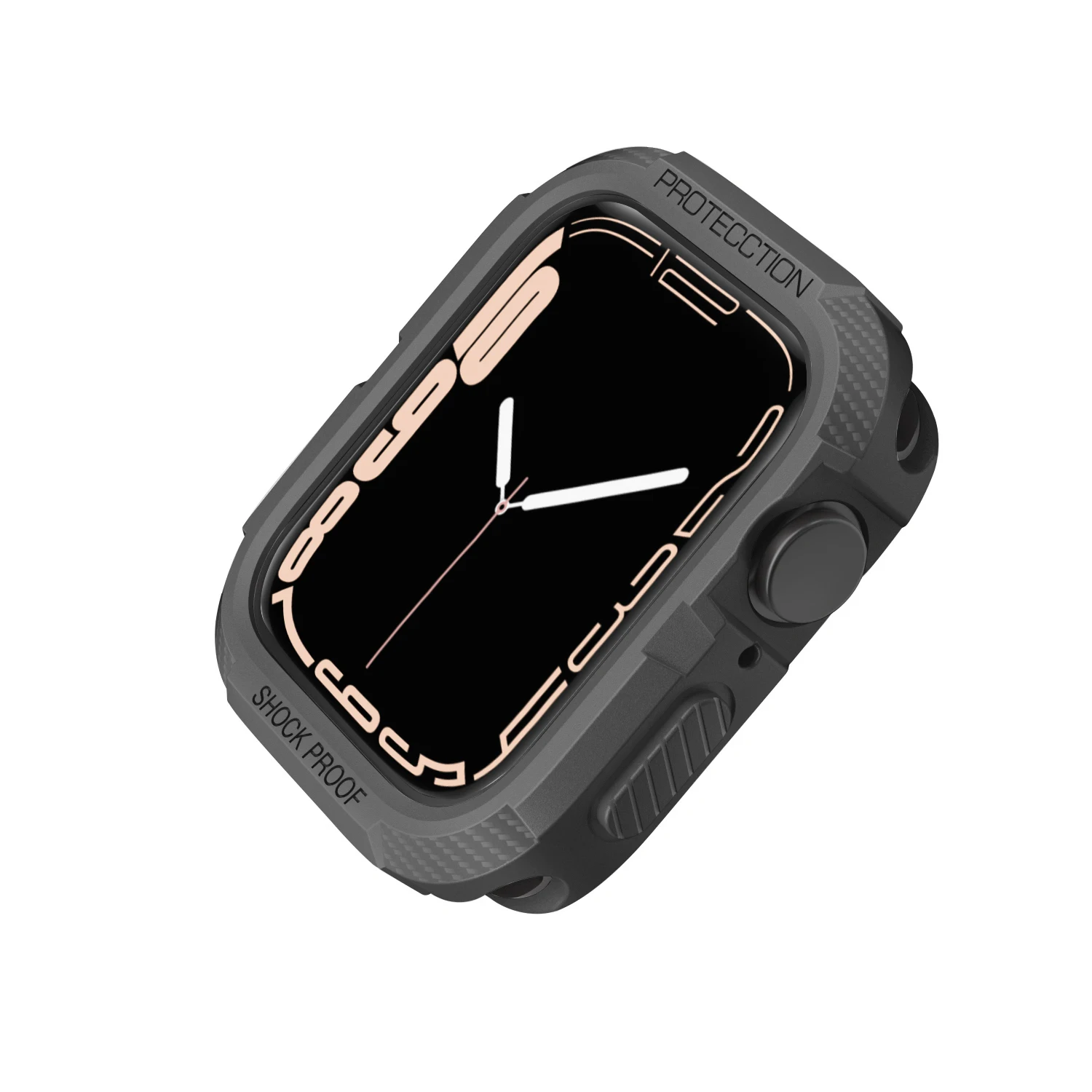 Cover voor Apple Watch Case 44mm 40mm 45mm 41mm 42mm 46mm Iwatch Accessorie TPU Screen Protector Apple Watch Series 10 9 8 7 6 Se: Lichtgrijs / 4-6.9 Inches