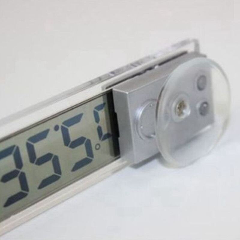 Lcd-scherm Digitale Elektronische Thermometer Sensor Met Sucker LED voor Alle Auto 'S Indoor Outdoor Home