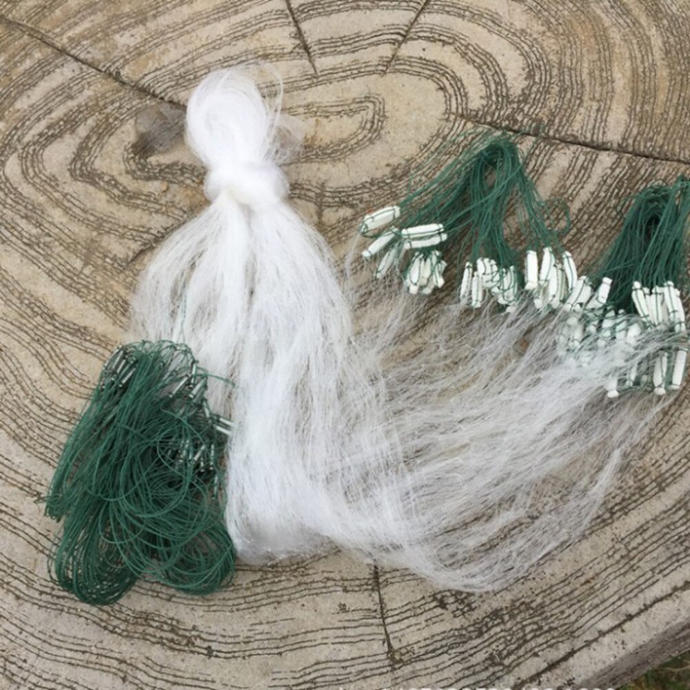 Fishing Net Nylon Fish Mesh Trap Three Layer Monofilament Gill Net Netting Outdoor Throw Catch Fishing Network Accessories