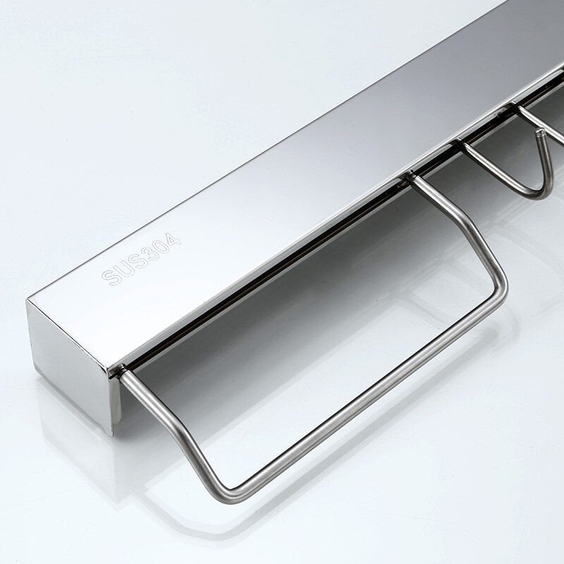 Keuken Muur Opknoping Mes Plank Rvs Hanger Keuken Rekken Tool Opbergrek Muur Haak Keuken Hardware Levert