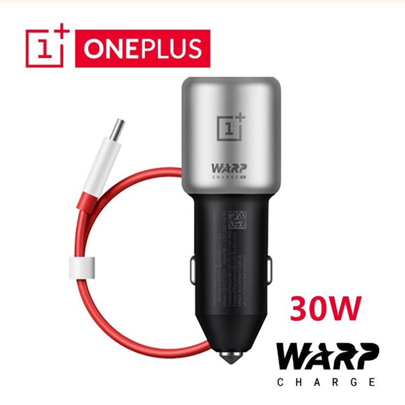 Original OnePlus Warp Charger 30W Car Charger EU UK Input 12V 24V 4.5A Output 5V 6A Max For OnePlus 7 /7 Pro/ 7T /7T pro