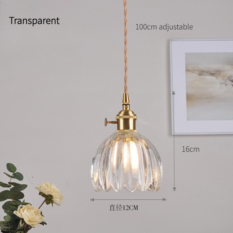 Vintage zielony tulipan szklany klosz lampy ściennej salon sypialnia lampa na drzwi lampki nocne: Różowy