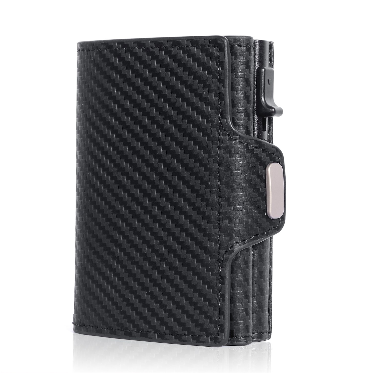 YATBEST True Pickup Bag Automatic Pop up Metal Wallet RFID Anti theft Brush Large Capacity Card Clip for Men: SKY BLUE