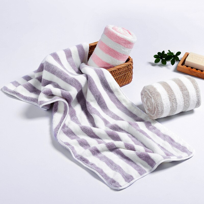 75*36cm Multicolor Face Towel Coral Velvet Bath Towel Soft Absorbent Microfiber Fabric Hair Towel Rapid Drying Towels