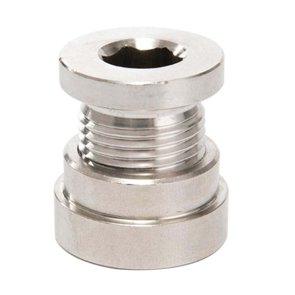 Stainless Steel O2 Oxygen Sensor Plug And Bung Kit M18x1.5mm Hex Cap
